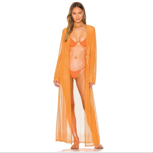 Camila Coehlo Other - Camila Coelho Nikki Coverup Robe in Rustic Orange